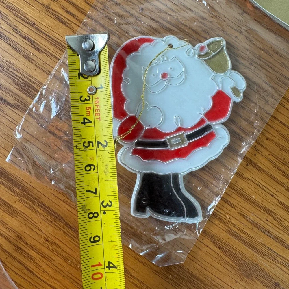 Vintage‎ Woolworths Christmas Tree Ornament Santa Claus Bell Hanging Decoration